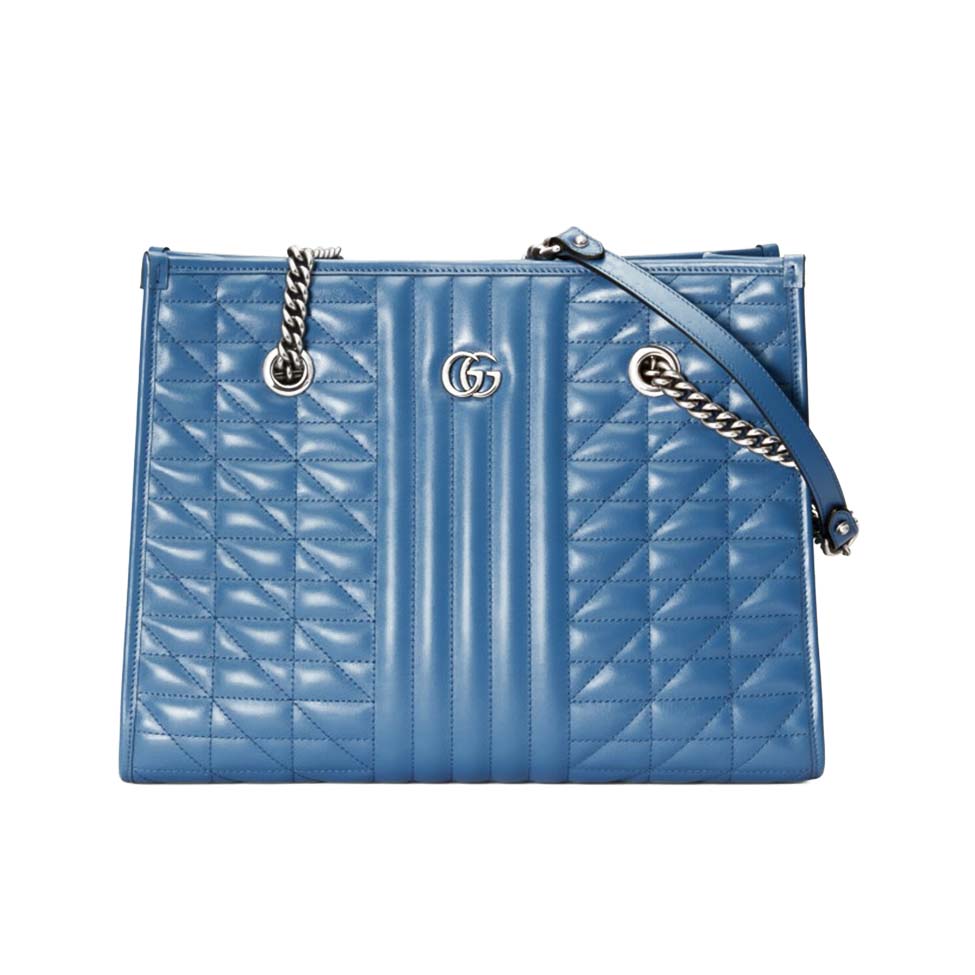 GUCCI GG MARMONT MEDIUM MATELASSÉ TOTE 675796 (35*27*13cm) GUCCI GG MARMONT MEDIUM MATELASSÉ TOTE 675796 (35*27*13cm)